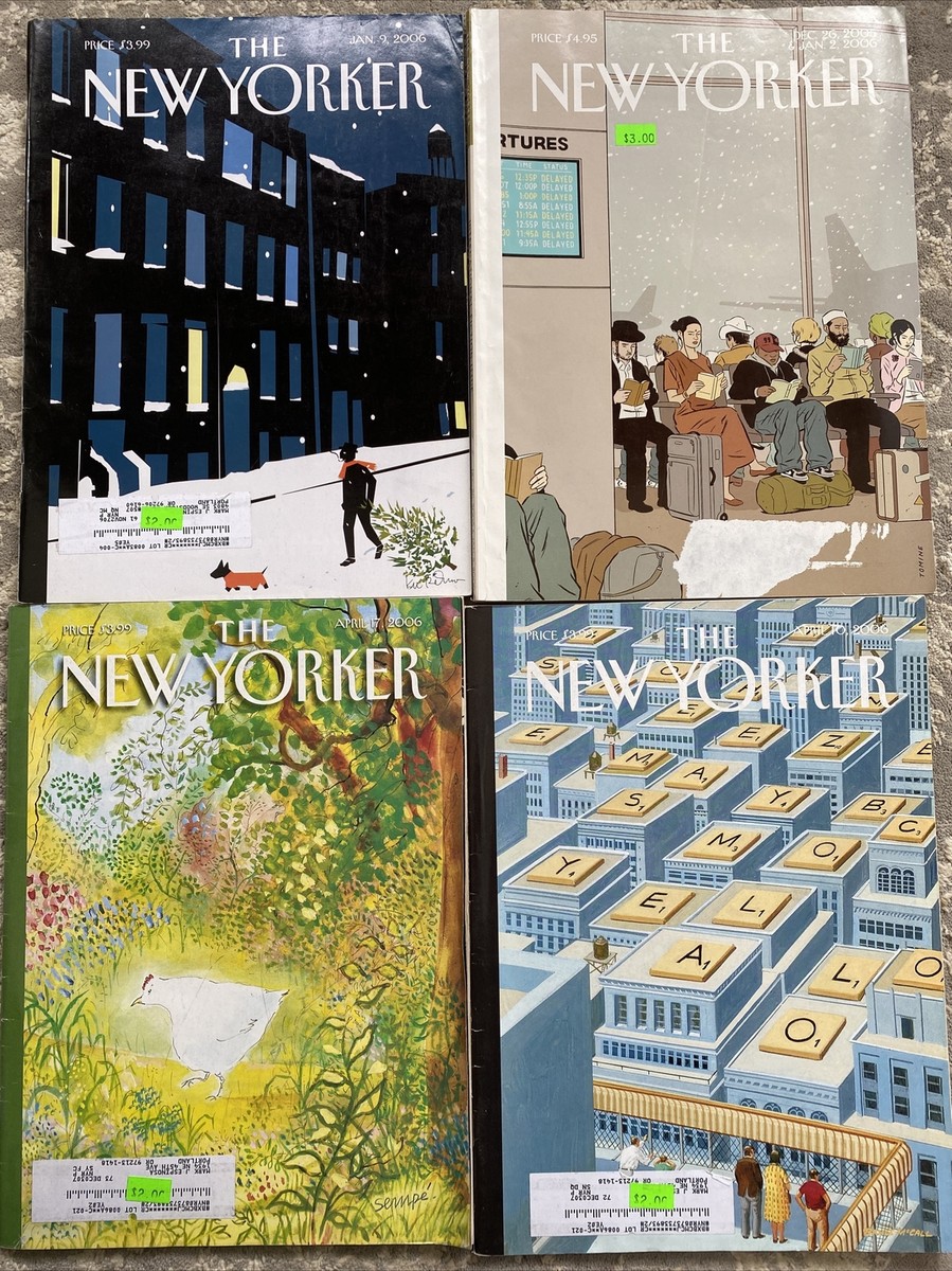 Vintage Loft Of 4 The New Yorker Full Magazines January April