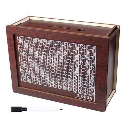 Retro Money Box Japanese Piggy Bank with Counter Coin Boxes Wooden Children AU - Picture 16 of 22