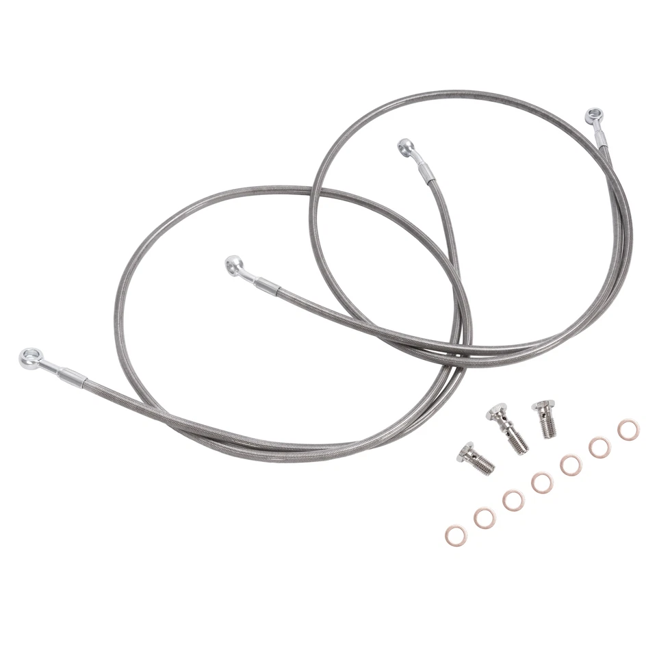 Brake Lines + 3" For Yamaha Raptor 125/250 Raptor 350 04-13 Warrior 350 87-04 - Image 2 of 4