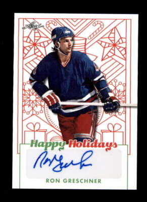 RON GRESCHNER 2023 LEAF HAPPY HOLIDAYS #BA-RG1 AUTOGRAPH AUTO BF3804 | eBay