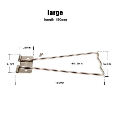 Metal Iron Picture Photo Frame Back Board Pedestal Bracket Stand Prop Up Support
