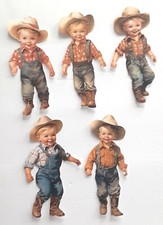 3D UPick Toddler Young Cowboy Scrapbook Card Embellishment 3883