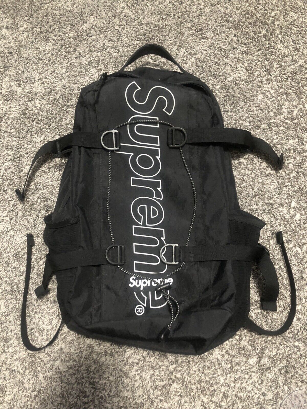 Supreme FW18 Backpack Bag - Black 