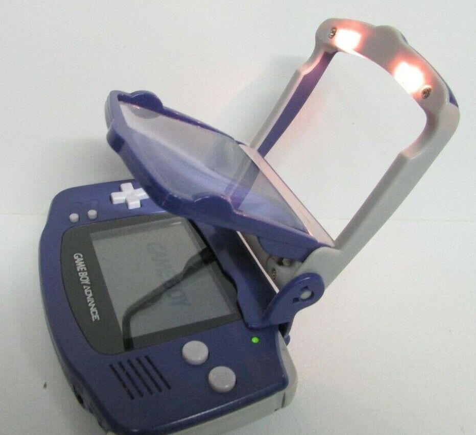 ske At tilpasse sig Annoncør NINTENDO Game Boy Advance AGB-001 Handheld System Game &amp; MadCatz  Magnifier Light | eBay