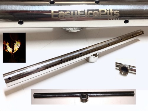 EasyFirePits Lifetime Warr 316 Stainless Gas T-Burners for Fire Pit/ Fire Tables - Picture 7 of 12