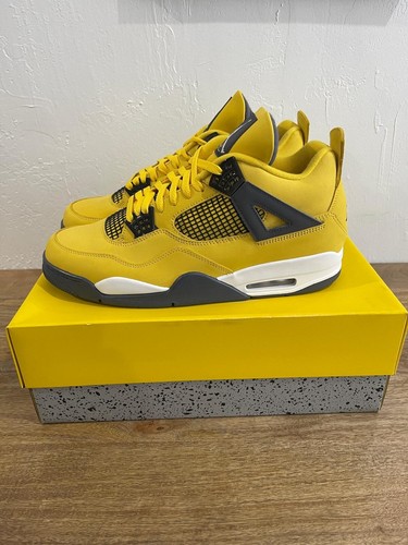 Jordan 4 Retro "Lightning", nagelneu, nie getragen, Deadstock, Größe 13, mit Karton - Bild 2 von 4