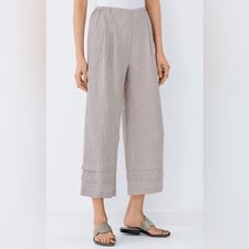 Go Lightly Adair Linen Pants Made in USA Size 1
