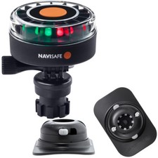 Navisafe Navilight 2NM Tricolor w/Navimount Base   RIB Mount - Black