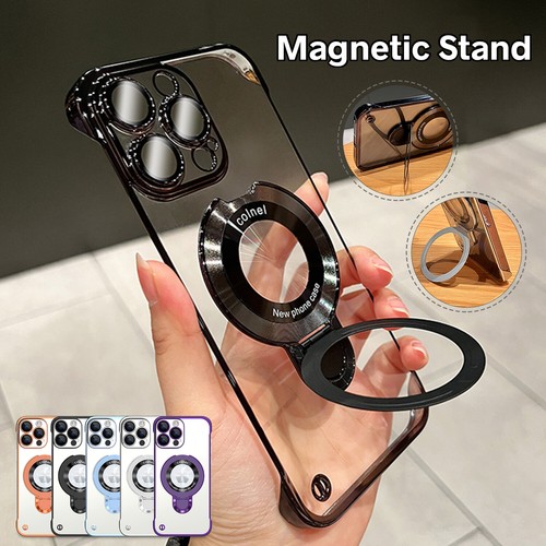 For iPhone 15 14 13 Pro Max Clear Mag Safe Case with Camera Lens Protector Cover - Picture 16 of 21