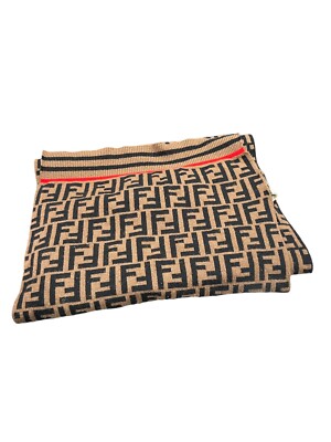 【関税&送料込み】Fendi Scarfs Fendi FF Motif Multi Wool Cashmere Scarf Retail $890 | eBay