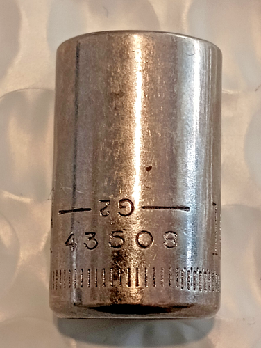 CRAFTSMAN TOOLS USA G2 43508, 1/4" DRIVE, 10MM. SOCKET, SHALLOW, 6 POINT. - Picture 4 of 11