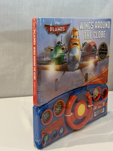 NEW Disney Planes Wings Around the Globe Steering Wheel Book Sounds Sealed - Picture 15 of 24