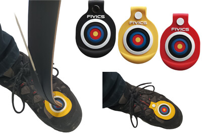 Fivics Bogenschießen bunte Gliedmaßenspitze & Schuhschutz robuster Silikonkautschuk
