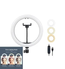 12 inch LED Selfie Ring Light Phone Holder for Tiktok Video Makeup photography