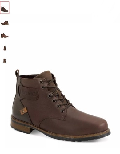 botas cafes de piel para hombre. ferrato | eBay