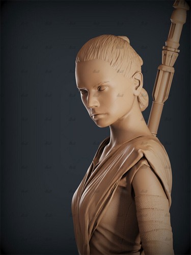 Rey Star War Impresión 3D Figura Modelo GK Kit en Blanco Nuevo Lo último Juguete Stock - Imagen 6 de 9