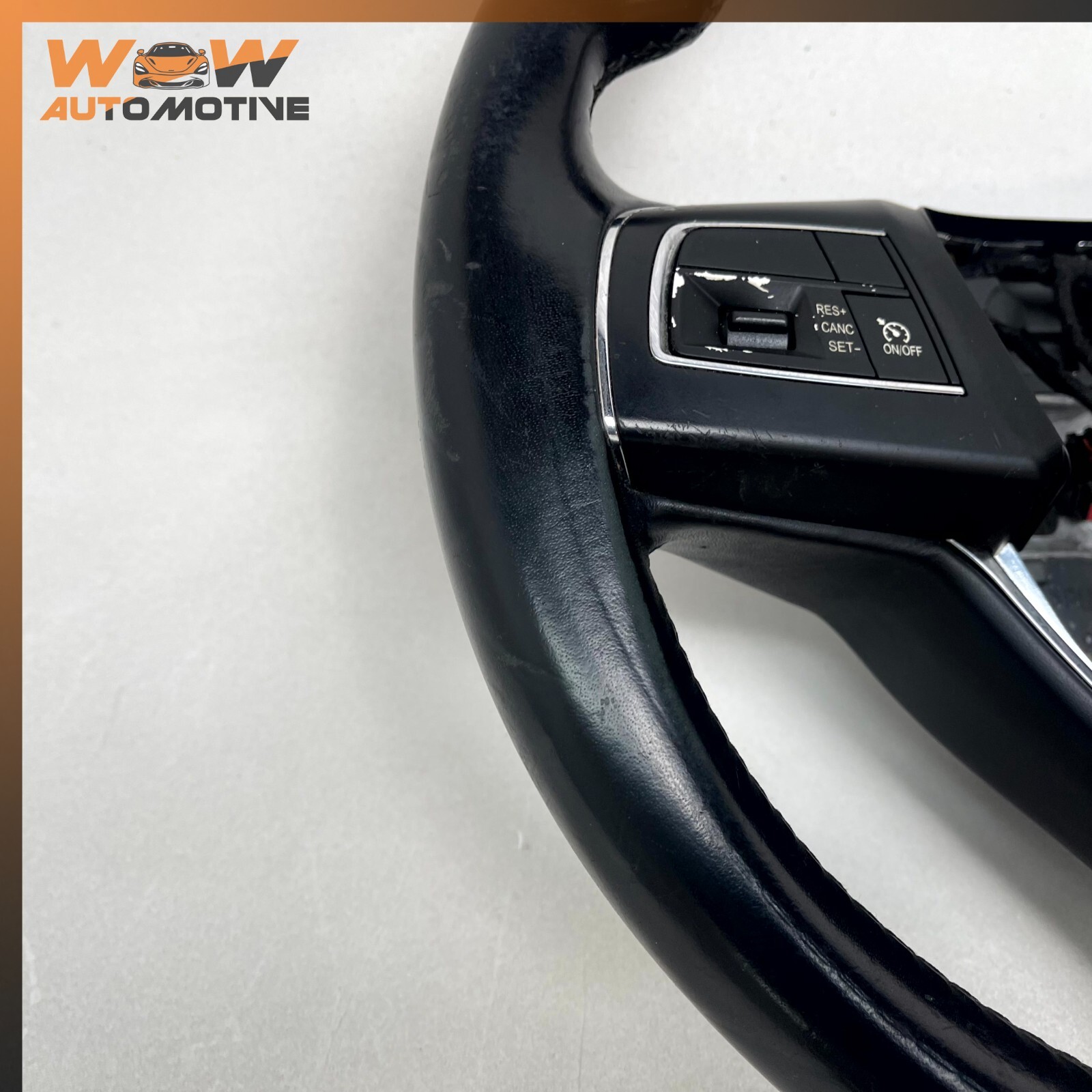 14-17 MASERATI GHIBLI STEERING WHEEL BLACK W/ SWITCHES OEM