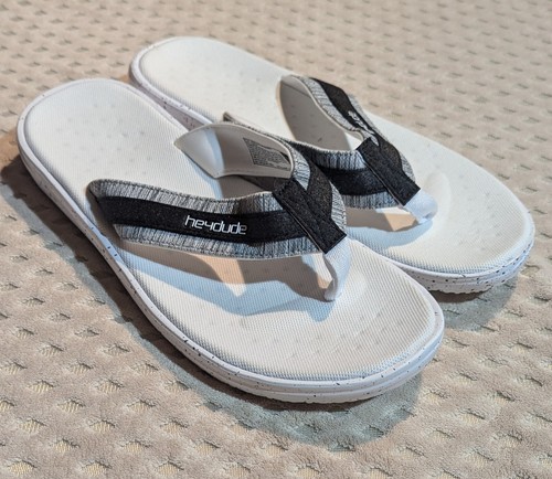 HEY DUDE Sami Free Sox Sandals Thongs Men's Size 11 NEW! - Picture 2 of 6