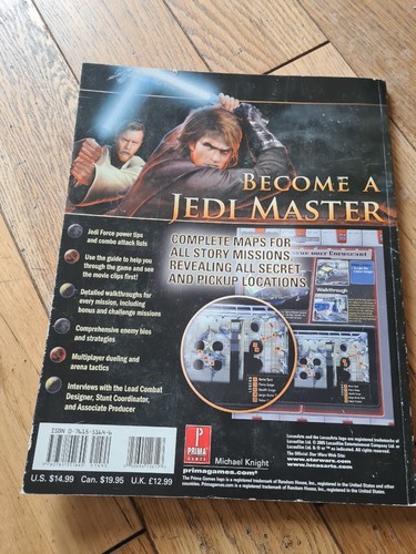 STAR WARS EPISODE III:REVENGE OF THE SITH OFFICIAL STRATEGY GUIDE *PRIMA* - Picture 2 of 8