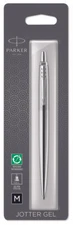 Parker Jotter Gel Pen Stainless Steel Black Ink New In Pack Made in France