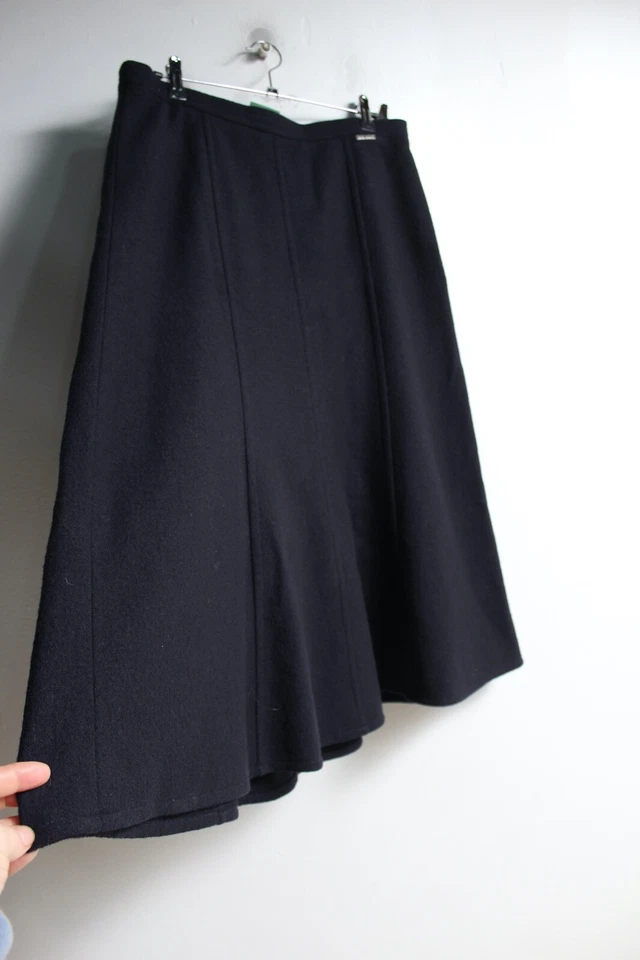 Falda Geiger Australia Mujer Pura Lana Nueva - Azul - Talla 42 (I41) Foto 2 de 4