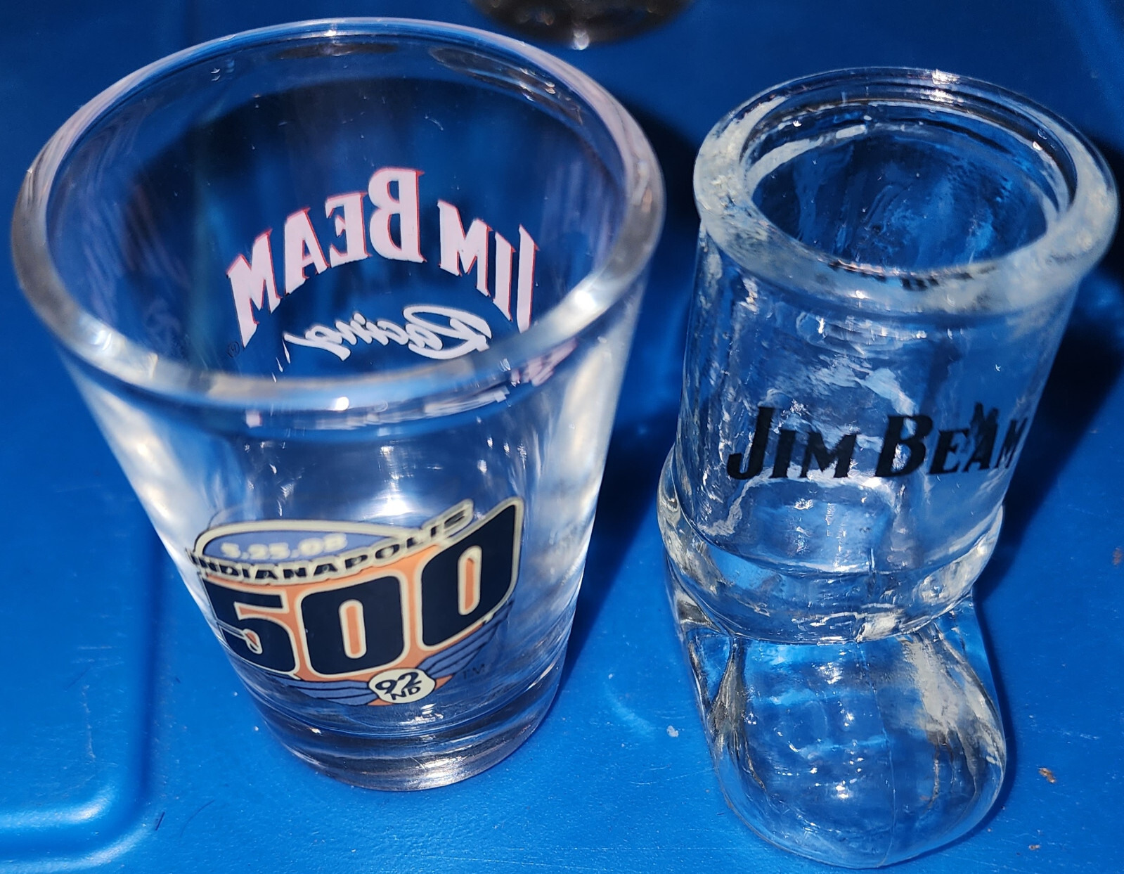 Vintage Jim Beam/Indy 500 92nd Running/Jim Beam Boot Shot Glass Set eBay
