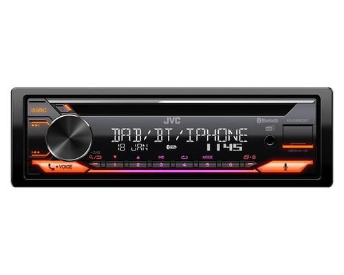JVC KD-DB922BT Autoradio DAB+ Bluetooth für Jeep Wrangler 2004-2007 - Bild 5 von 6
