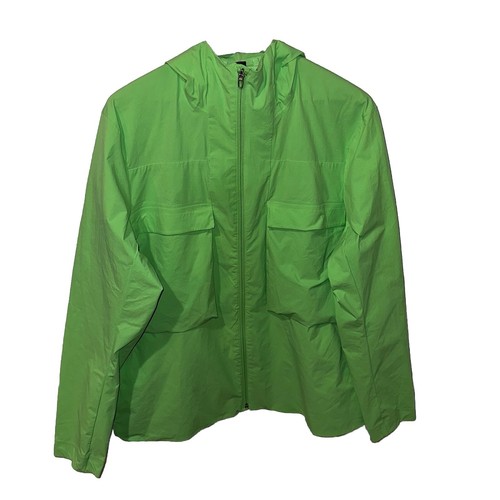 Lululemon Herren Stretch Cargo Jacke Neongrün Größe L M4AFWS Top!