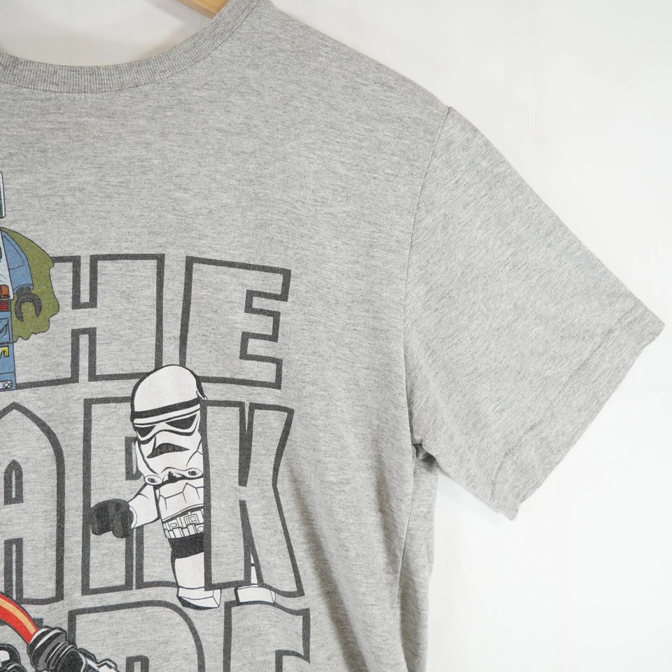 LEGO Star Wars El Lado Oscuro Darth Vader Niños Camiseta Manga Corta Gris Talla M Foto 4 de 4