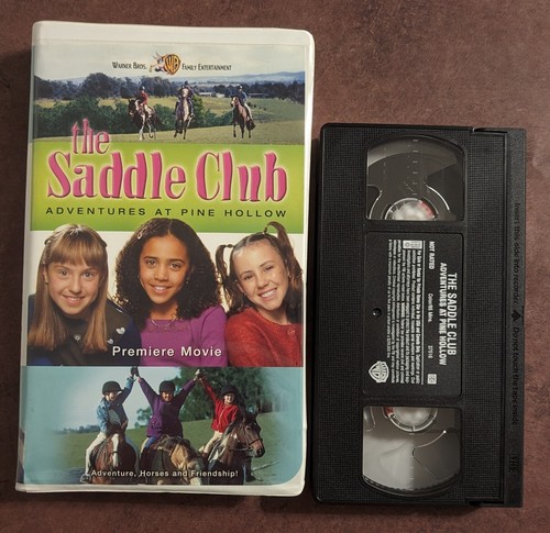 The Saddle Club - Adventures At Pine Hollow (2002 VHS) WB Premiere Movie Horses - Picture 2 of 4