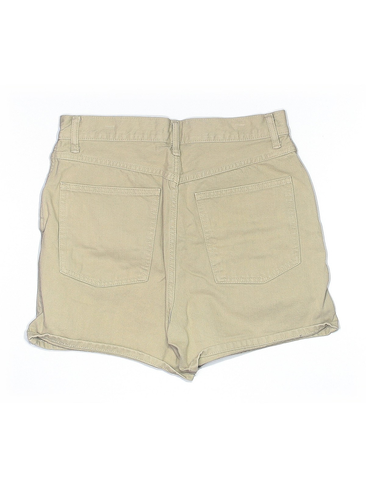 Uniqlo U Women Brown Khaki Shorts 12 thumbnail 2