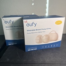 eufy S1 Pro Wearable Breast Pump Hands-Free Case App READ READ Lot Of 2