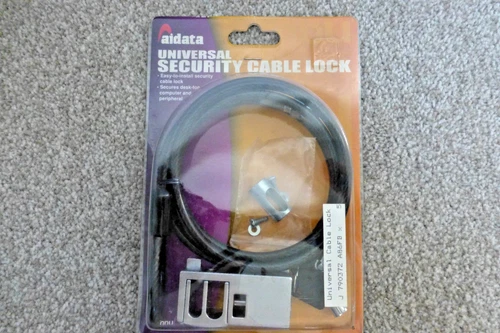 AIDATA COMPUAID UNIVERSAL SECURITY PC DESK TOP CABLE LOCK
