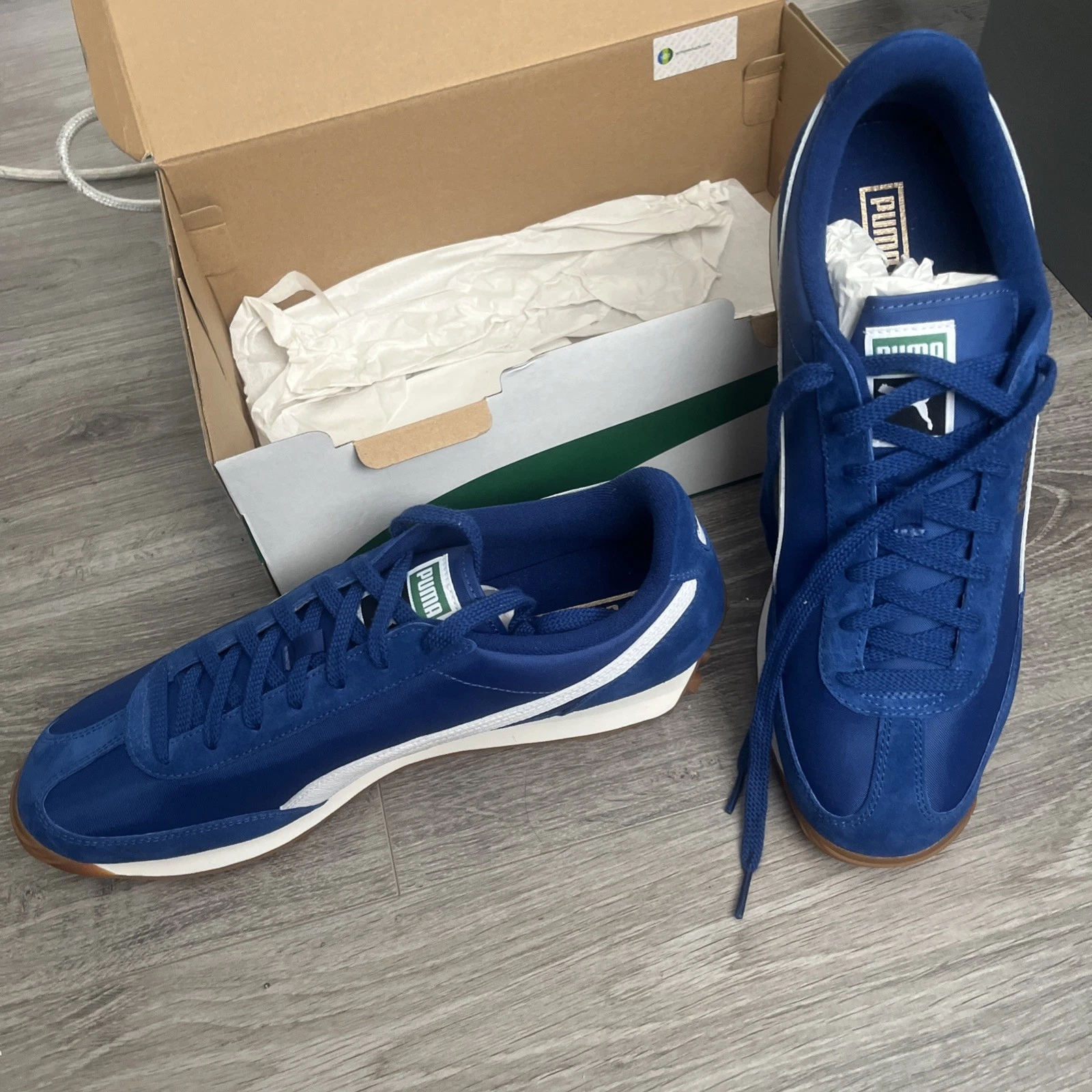Puma Easy Rider scarpe da ginnastica vintage Royal bianche