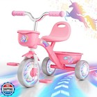 Tricycle for Toddlers 1-3 3-5 Year Olds, Unicorn Toddler Bike Bab