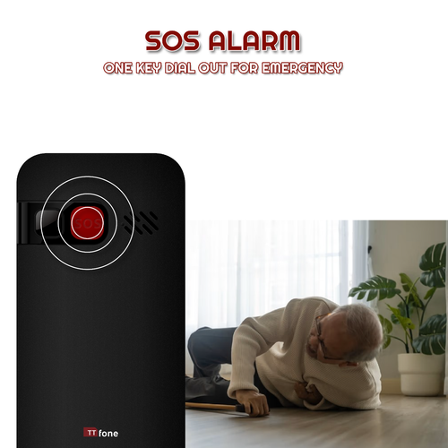 TTfone TT190 Cheap Mobile Simple Emergency Phone & PAYG Vodafone Network - 第 3/10 張圖片