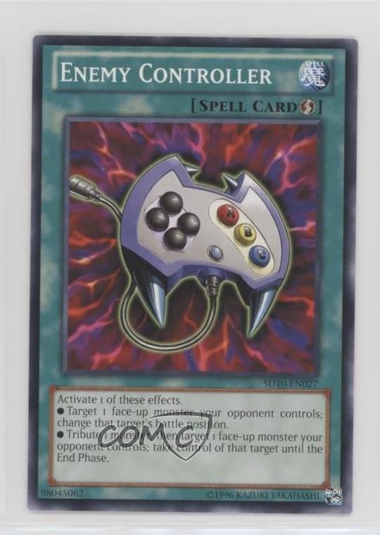 Enemy Controller Unlimited YuGiOh Machine Re-Volt Structure Deck #SD10-EN027