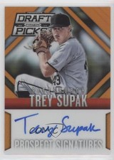 2014 Panini Prizm Perennial Draft Picks Orange 7/60 Trey Supak #73 Auto ll2