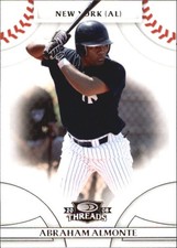2008 Donruss Threads Baseball Card #97 Abraham Almonte