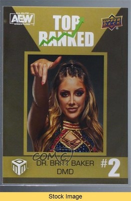 2022 AEW Match Dated Moments Top Ranked Gold Achievement Britt Baker READ 0c3