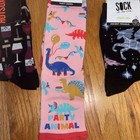Sock It To Me Hot Sox - Lot Of 3 Novelty Crew Fin Socks US Women’s 5-10 NEW — photo 3