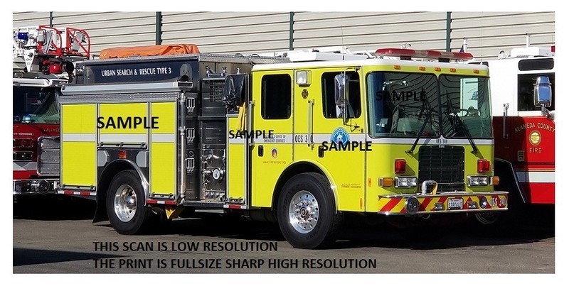 Fire Apparatus Photo CA California OES HME Ahrens-Fox E340 Livermore Pleasanton
