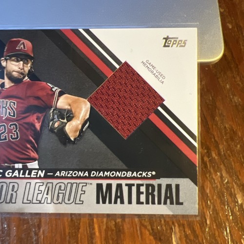 Zac Gallen 2024 Topps Series 2 Major League Materials Black #MLM2-ZGA /199 - Picture 2 of 7
