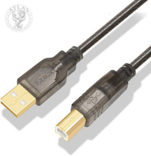 Printer USB Cable 20 Feet USB 2.0 Type a Male to B Male Cord for HP, Canon, Epso