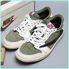 NIKE x Travis Scott Air Jordan 1 Low OG SP 26cm Olive Sneakers DM7866-200 Used