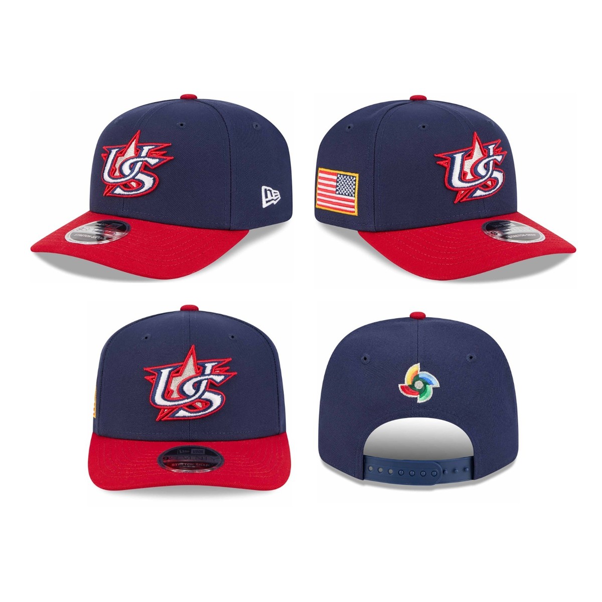 Team USA 2026 World Baseball Classic 9SEVENTY Snapback Cap - New
