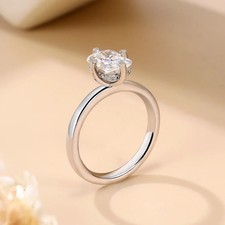 2.0ct Radiant Cut Lab‑Created Diamond Test Pass VVS1/D/Excellent Engagement Ring