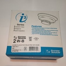 SYSTEM SENSOR 2W-B Smoke Detector 2-Wire White  NEW