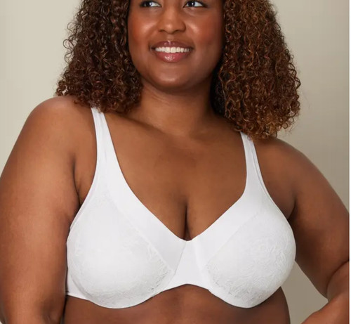 PLAYTEX Secrets Ultra Soft No Poke Dreamwire Bra White 42DD $46 - NWT