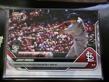 2025 Topps Now 635 Jimmy Crooks St. Louis Cardinals Call Up RC 1st Hit PR 721
